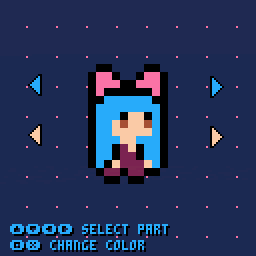 8-bit Anime Girl Creator