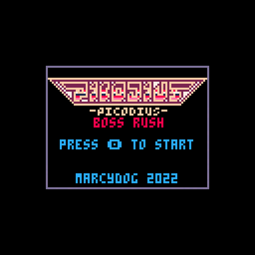 PICODIUS (demake of GRADIUS) BOSS RUSH