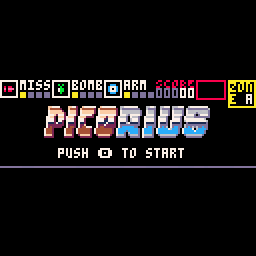 PICORIUS (demake of DARIUS boss rush)
