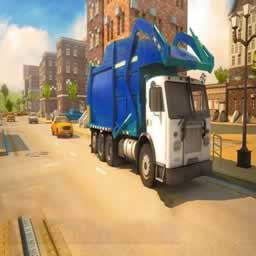 Road Garbage Dump Truck Driver