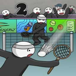 Stick Figure Badminton 2